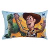 Disney Toy Story Power Up 2 Pack Super Soft Fitted Toddler Sheet and Pillowcase Set - Blue, Green - 4 of 4