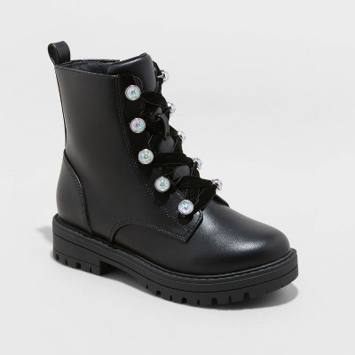 Girl combat boots on sale target