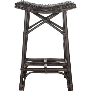 Amara Stool - SEA7012A - Brown - Safavieh - 1 of 4