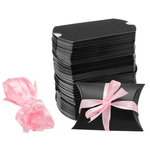 Unique Bargains Paper Personalizable Candy Gift Boxes with Ribbons 100 Pcs - image 1 of 4