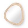 TOV Furniture Klaryss Wood Triangular Mirror in Natural Finish - 3 of 4