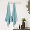 Unique Bargains Cotton Highly Absorbent Quick Drying Bath Towels for Bathroom 2 Packs - 4 of 4