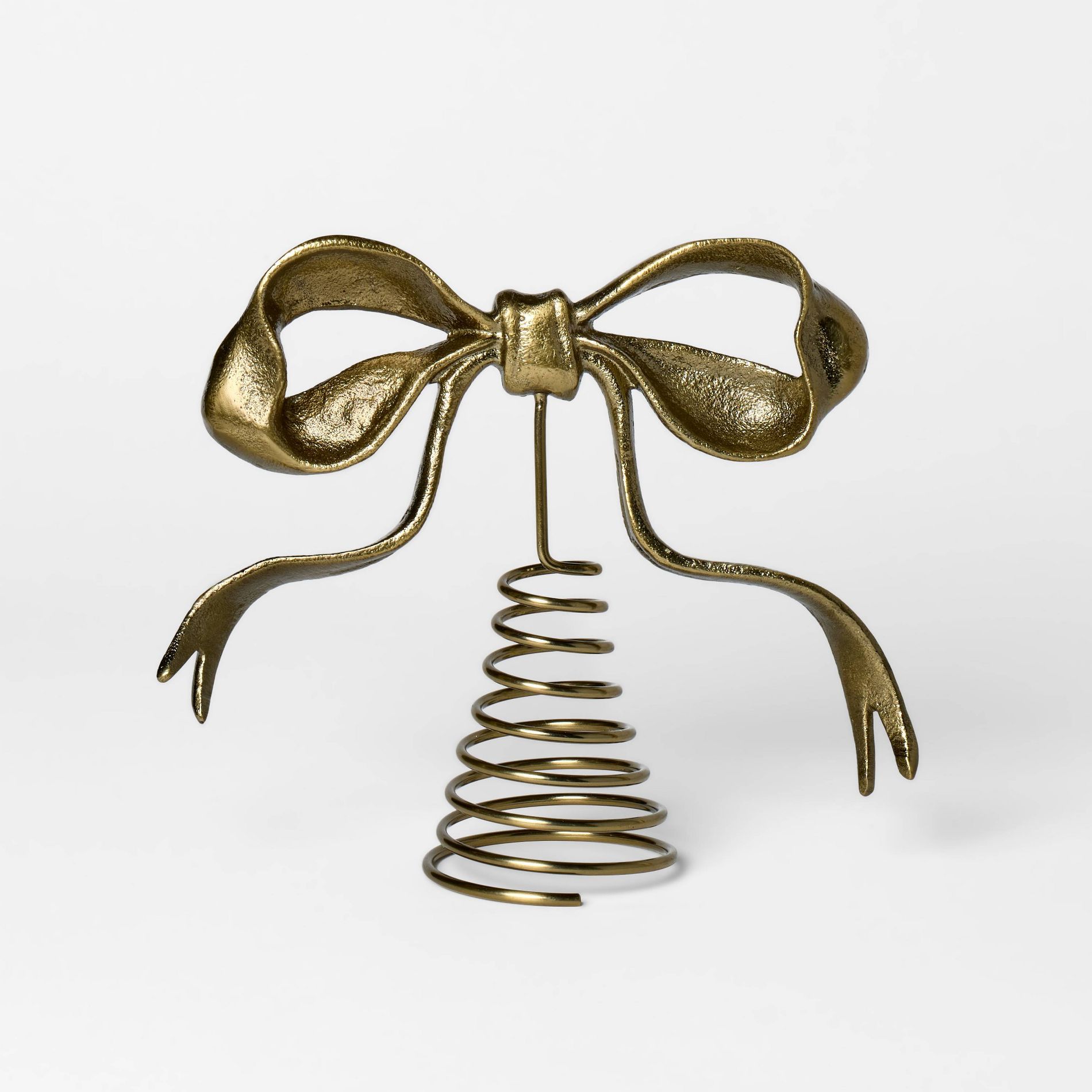6.5" Metal Bow Tree Topper Gold - Threshold™ designed with Studio McGee