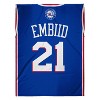 Sleep Squad Philadelphia 76ers Joel Embiid 60 x 80 Raschel Plush Blanket - 2 of 4