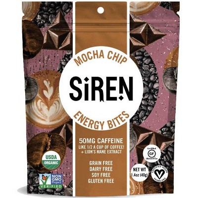 Siren Mocha Chip Energy Bites - 14oz