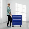 5-Drawers Rolling Tool Box With Wheels, Tool Storage Cabinet With Lock - 2 of 4