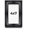PosterPalooza | Photo Size Minimalist Shadow Box Black Picture Frame - UV Acrylic, Backing, Hanging Hardware - 2 of 4