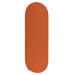 Colonial Mills Reversible Flat-Braid (Oval) Runner - Rust 2'4"x8' - 1 of 3