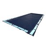 18 x 36 Foot Dark Blue Rectangular In Ground Winter Pool Cover with Water Tubes - 3 of 4