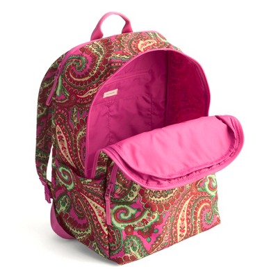 Рюкзаки Vera Bradley Women's Outlet Lighten Up Essential Large Backpack Capri Pink — фото 2