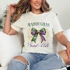 Simply Sage Market Women's Coquette Mardi Gras Social Club Short Sleeve Graphic Tee - 2 of 4