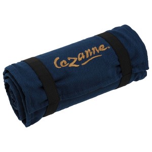 Cezanne Artist Pencil Case - Durable Blue Cotton Canvas Roll-Up Travel Art Case w/ Zipper Art Pouch for Artists, Professionals - Lightweight, Portable - 1 of 4