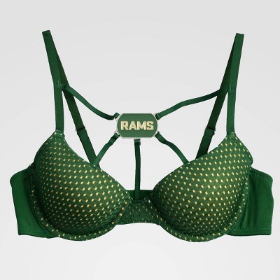 NCAA Colorado State Rams Demi Nukini Mesh with Dog Tag Pendant - Green 34D