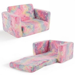 Karl Home 1-Piece Full Sponge Kids Single Folding Sofa Bed with Luminous Feature - 1 of 4
