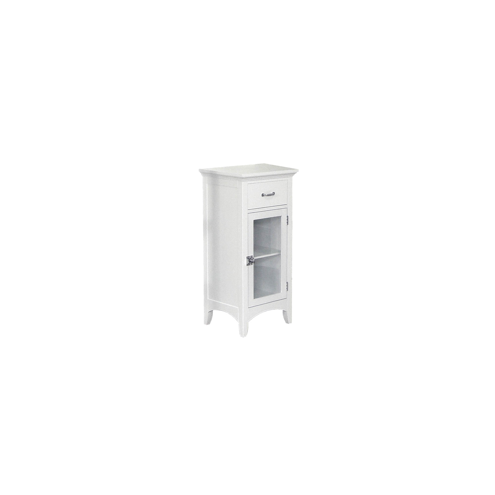 Madison Avenue Floor Cabinet White - Elegant Home Fashions