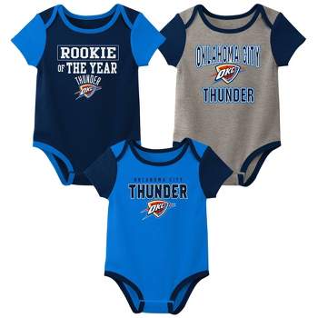 NBA Oklahoma City Thunder Baby Boys' Bodysuit 3pk Set