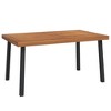 vidaXL Patio Table 59.1 in.x35.4 in.x29.5 in. Solid Wood Acacia - image 2 of 4