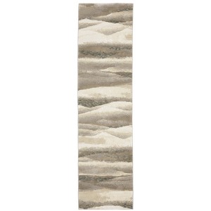Oriental Weavers Evolution 0982C Beige/ Ivory Indoor Area Rug - 2'6" x 12' - 1 of 4