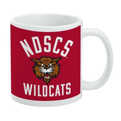 North Dakota State College of Science Wildcats Logo Ceramic Coffee Mug Novelty Gift Mugs for Coffee Tea and Hot Drinks 11oz White