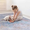 SKRAN 2'x3' Washable Rug, Eco-Friendly Low-Pile Rugs, Non-Slip, Non-Shedding, Foldable for Living Room, Bedroom, Kitchen, Dining Room, Beige - 2 of 4