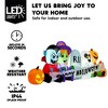 Joyfy 8 FT Long Inflatable Halloween Outdoor Decorations, Inflatable Pumpkin Ghost Vampire Witch Tombstone with LEDs for Yard Garden Lawn Decorations - 3 of 4