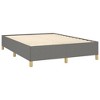vidaXL Bed Frame Dark Gray 53.9 in.x74.8 in. Full Fabric - 4 of 4