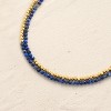 Women Beaded Bracelet Gold Double Layer Gemstone 14K Simple Dainty Handmade Chain Everyday Boho Beach Jewelry - 4 of 4