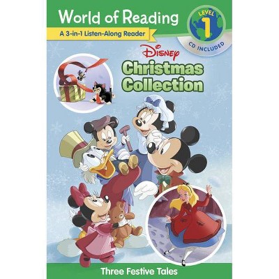 Disney Christmas Collection 3-In-1 Listen-Along Reader - (World of Reading) by  Disney Books (Mixed Media Product)