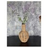 Slickblue Iron-Base Jute Macrame Vase 11" H with Copper Detail for Shelf, Mantel, or Layered Display - 2 of 3