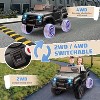 Toyota Licensed 24V Kids Ride-On Car, 2-Seater Electric Off-Road Truck with Parental Remote Control, Bluetooth Music, LED Lights, 4x550W Motors - 3 of 4
