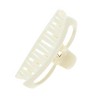 Unique Bargains Fishtail Hair Clips White 1 Pc - 4 of 4