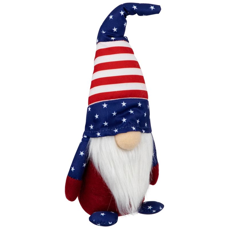 Northlight Patriotic Gnome with Stars and Stripes - 9.5" - Red and Blue, 4 of 6