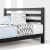 King Modernista Classic Heavy Duty Platform Bed Frame with Headboard, 10", Mellow - 3 of 4