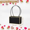 Unique Bargains Wedding Party Paper Flower Gift Bags with Handle 12 Pcs - 2 of 4