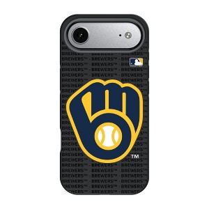 Milwaukee Brewers Text Backdrop Bump Cell Phone Case for iPhone Air - 1 of 4