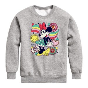 Boys' - Disney - Mickey & Friends Graphic Long Sleeve Fleece Sweatshirt - 1 of 4