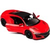 2018 Acura NSX Red with Black Top 1/24 Diecast Model Car by Maisto - 2 of 3