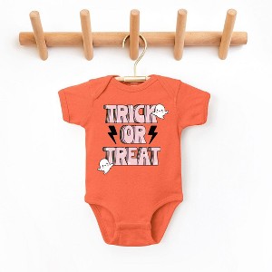 The Juniper Shop Trick Or Treat Lightning Bolt Baby Bodysuit - 1 of 2