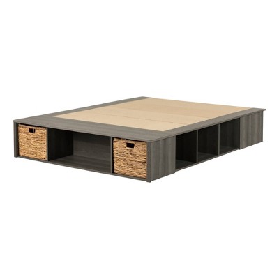 South Shore Storage Bed with Baskets