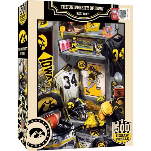 MasterPieces 500 Piece Puzzle - Iowa Hawkeyes Locker Room - 15"x21" - image 1 of 4