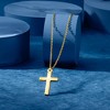 Ross-Simons Italian 18kt Yellow Gold Cross Pendant Size 1.13 - 3 of 4