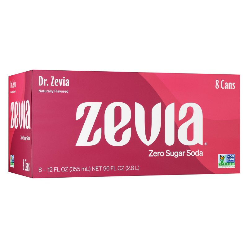Zevia Dr. Zevia Zero Calorie Soda - 8pk/12 fl oz Cans, 1 of 5