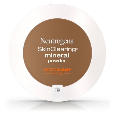  Neutrogena Skin Clearing Powder 135 Chestnut .38oz 