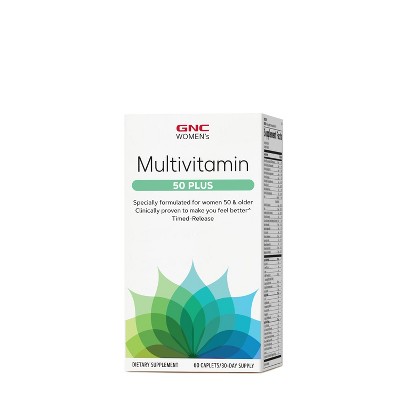 Gnc Women's Multivitamin 50 Plus - 60 Caplets : Target