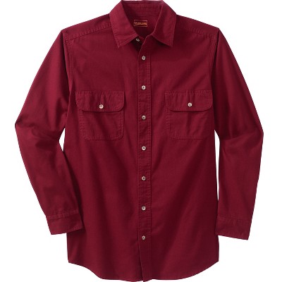 Boulder Creek by KingSize Men's Big & Tall Long Sleeve Denim And Twill Shirt