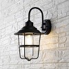 Penber 10" Outdoor Sconce (Set of 2) - PLT4040 - Black - Safavieh - 3 of 4