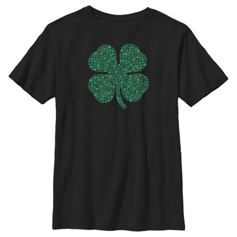 Boy's Husky Marvel St. Patrick's Day Hero Icon Clover - Black - Large ...