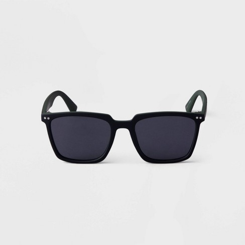 Men's Aviator Metal Sunglasses - Goodfellow & Co™ Black : Target