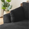 Dolonm 64.6" Deep Seat Recliner,Compressed Boneless Sofa, Corduroy Material, No Installation, for Living Room Bedroom - 3 of 4