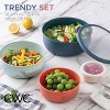 COOK WITH COLOR WIDE MIXING BOWLS WITH LIDS 12 PIECE MULTI - 4 of 4